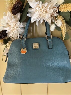 Classic Dooney & Bourke pebble leather satchel